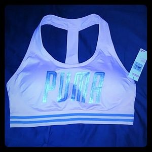 Puma brand sports bra light pastel color